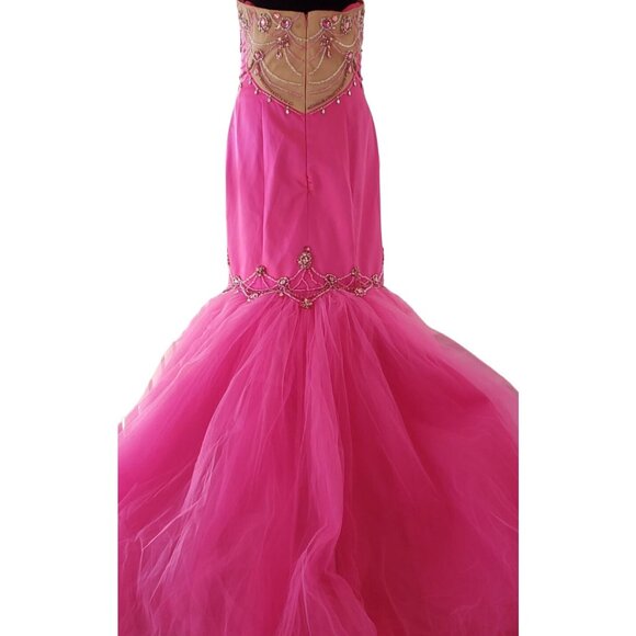 Luxury Designer Prom Party Couture Evening Wedding Cocktail Runway Gown Dress NW - Picture 5 of 11